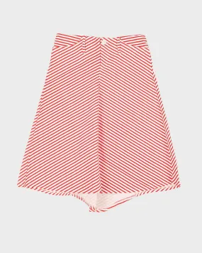 00s candy Striped A-line Skirt - XS