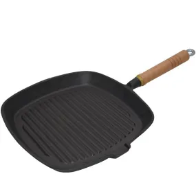 25cm Square Cast Iron Frypan