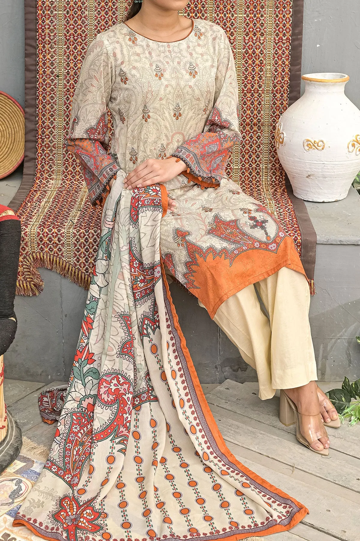 3 PIECE DIGITAL PRINT LAWN| DPC-247