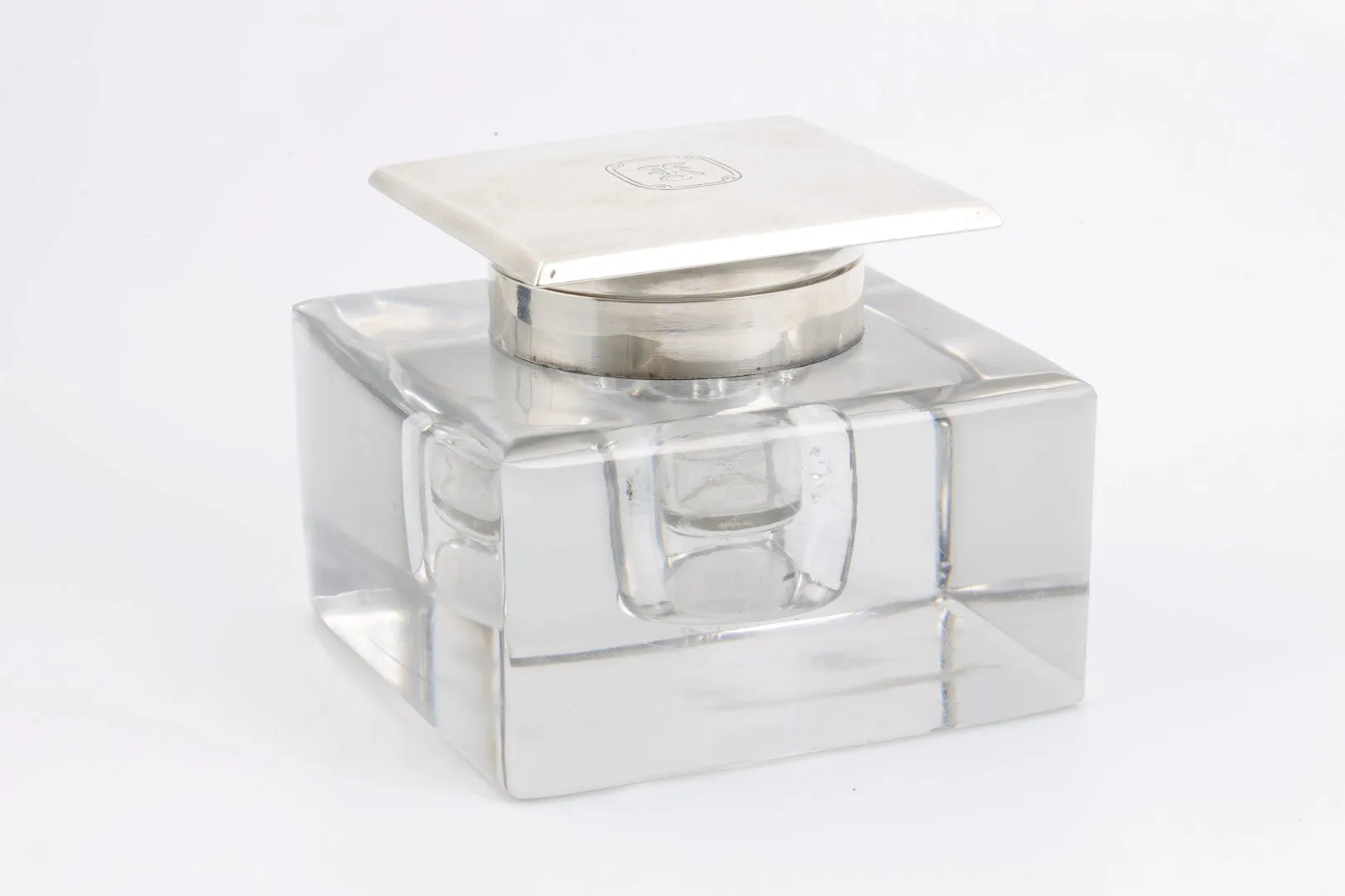 925 Silver Vintage Inkwell (1100.40g.)