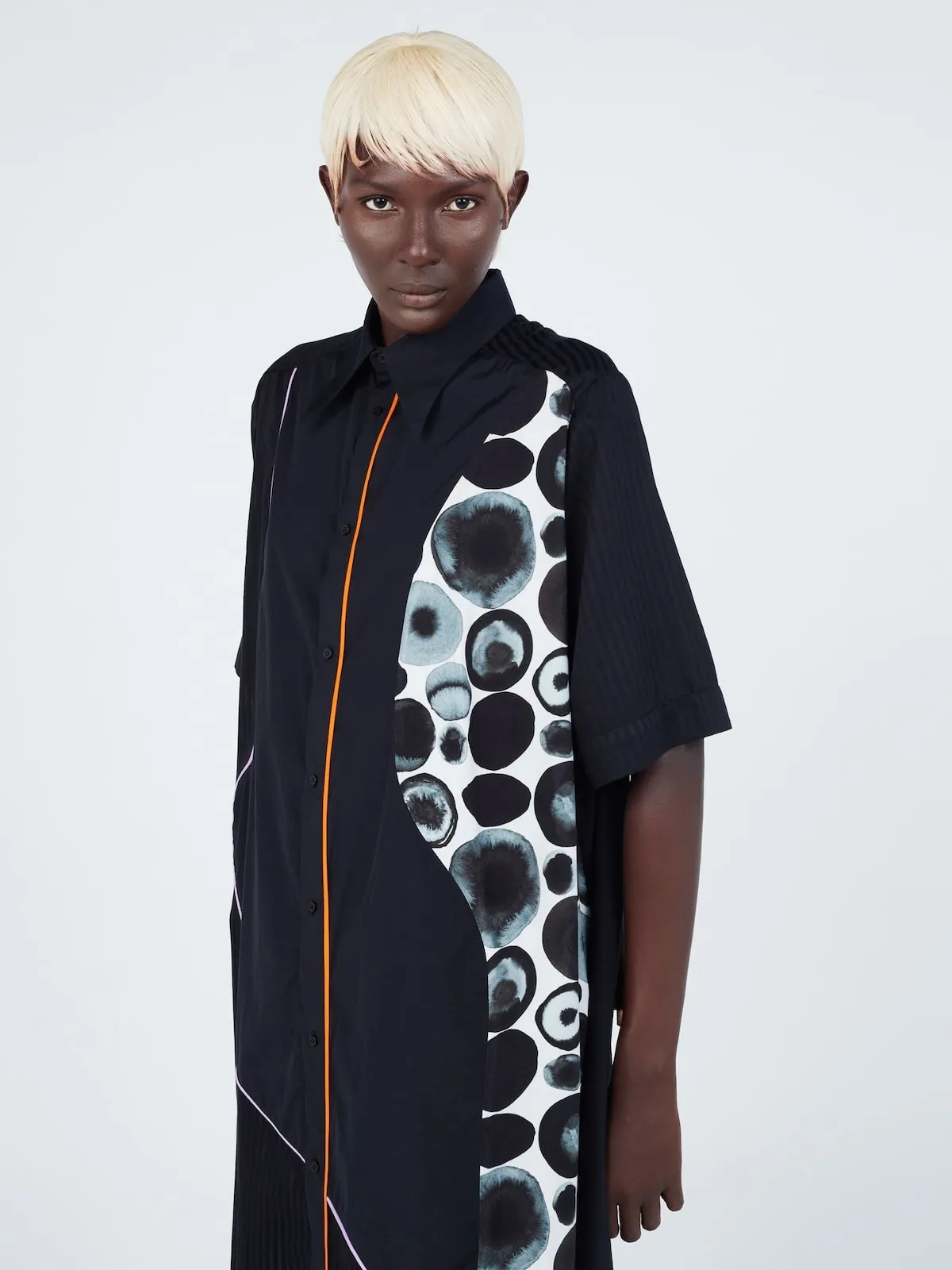 Abstractions Shirt Dress