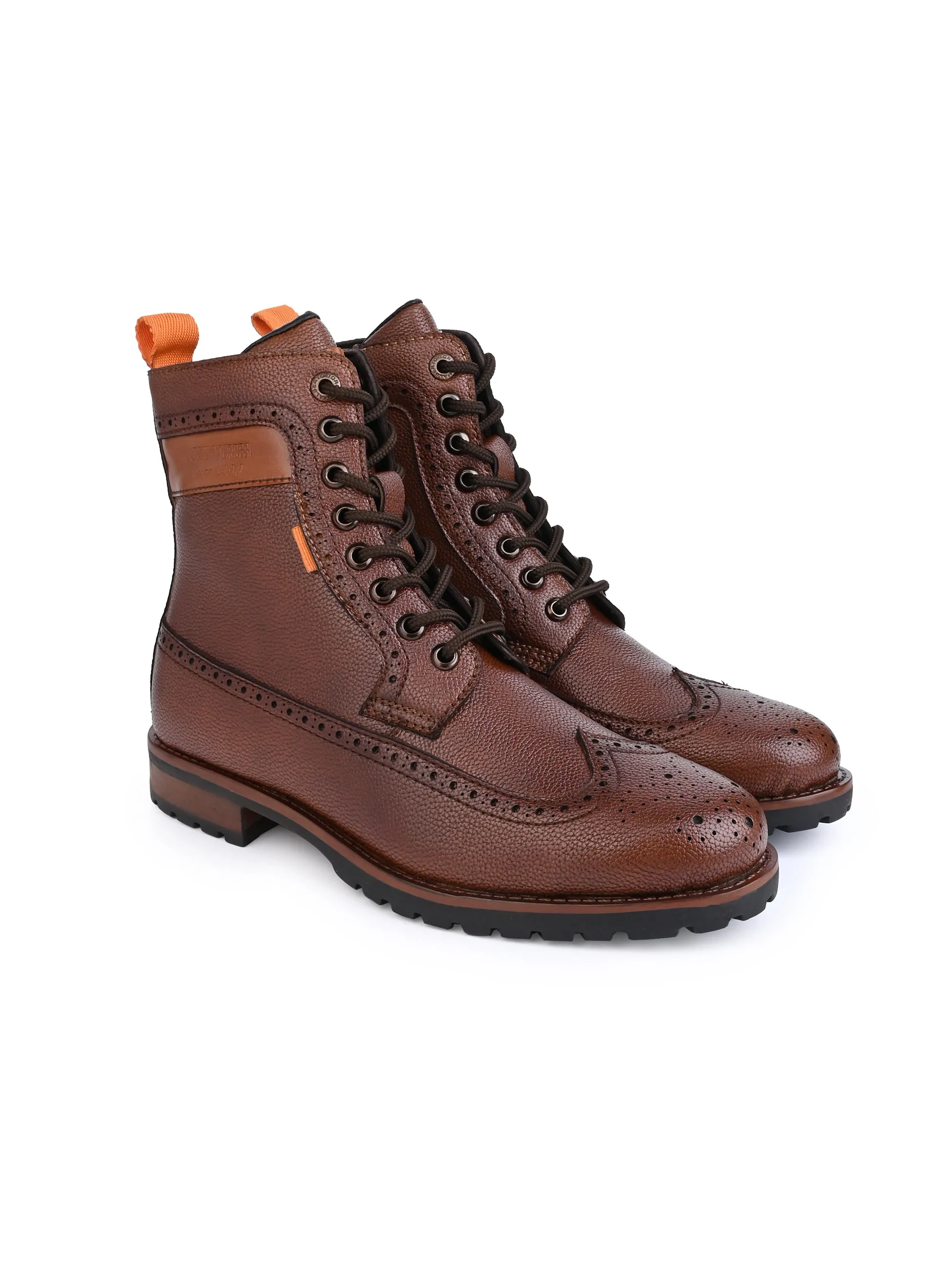 Alberto Torresi Men Tan Zayn Boots