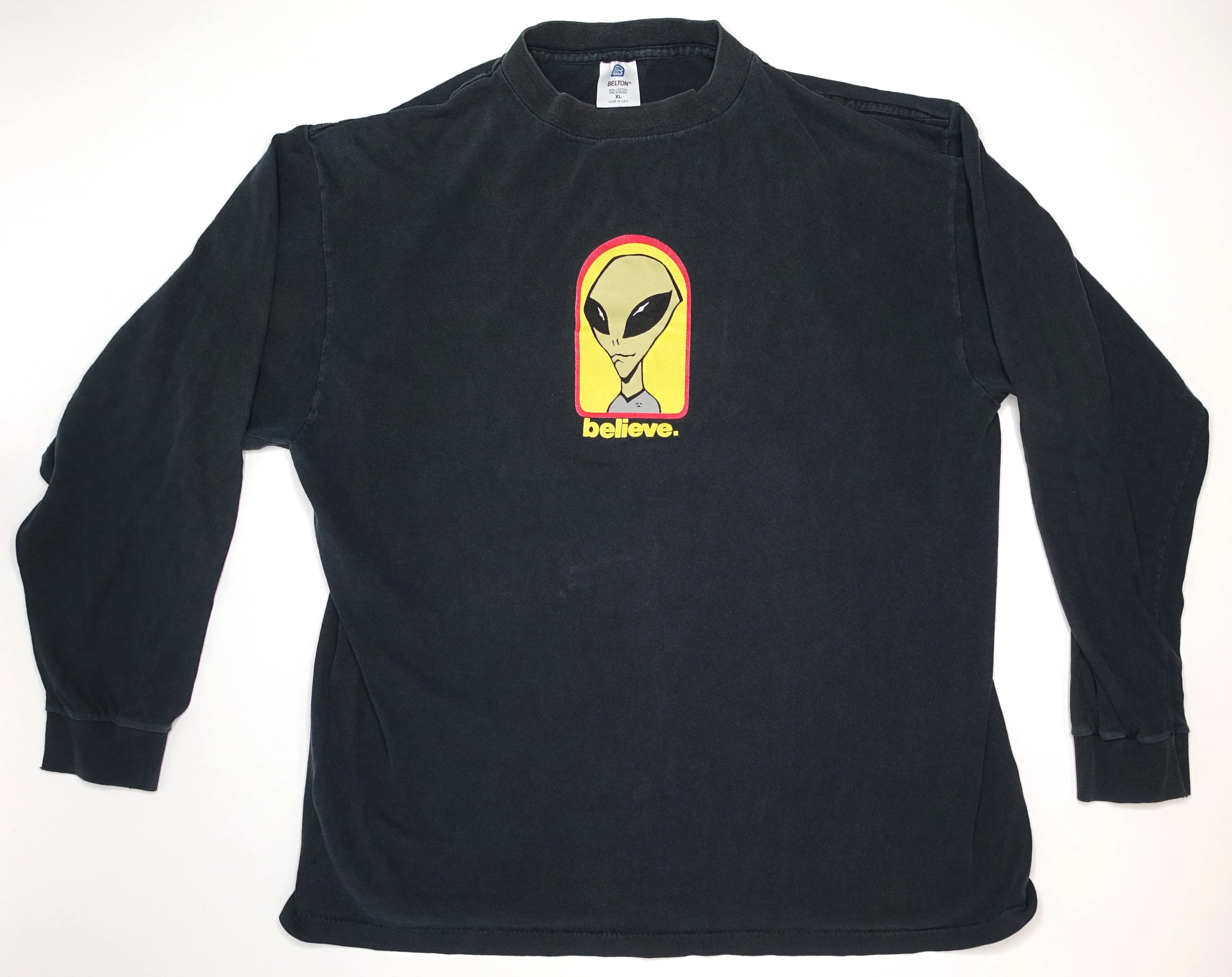 Alien Workshop - Believe Logo 90's Long Sleeve Shirt Size XL