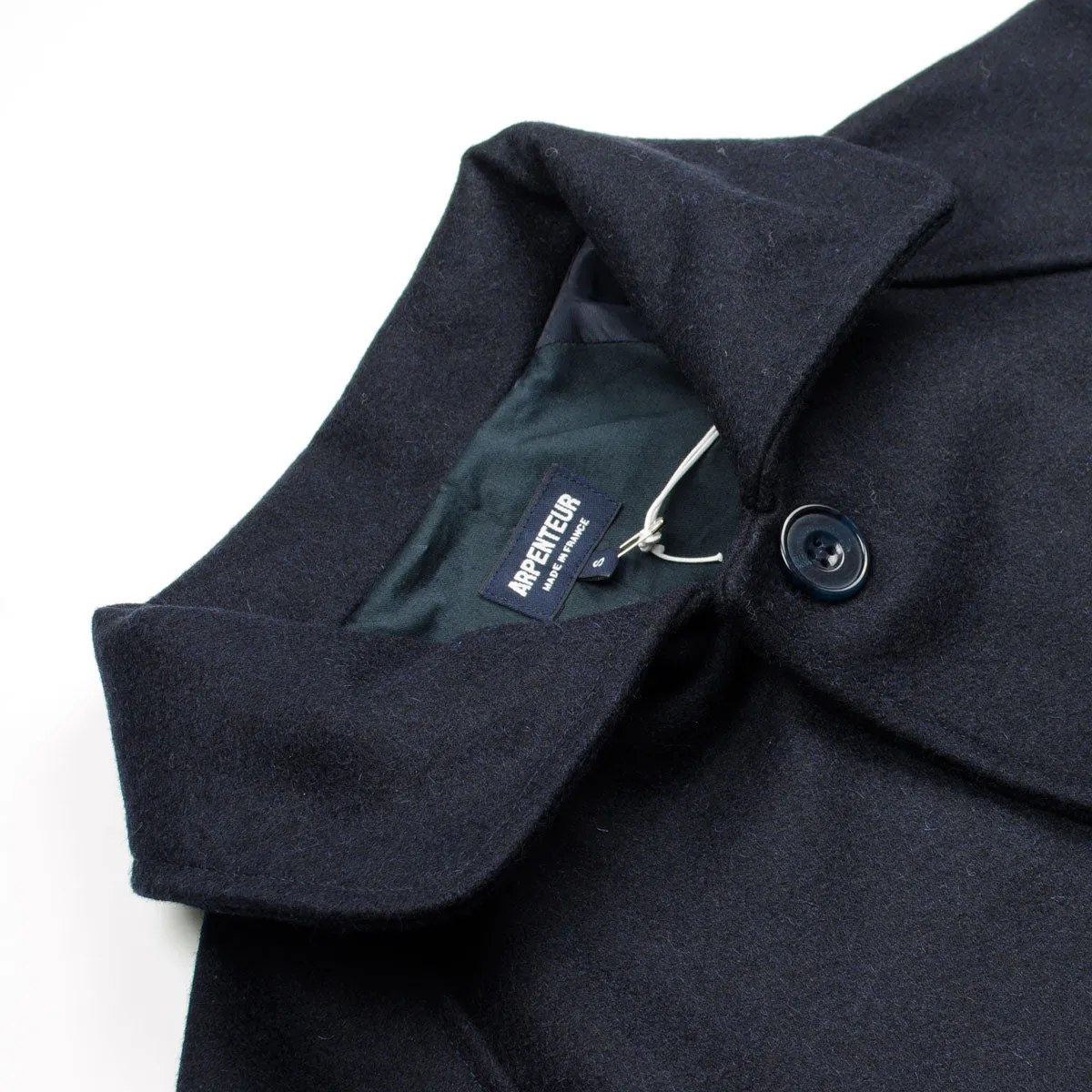 Arpenteur - Utile Melton Wool Coat - Navy