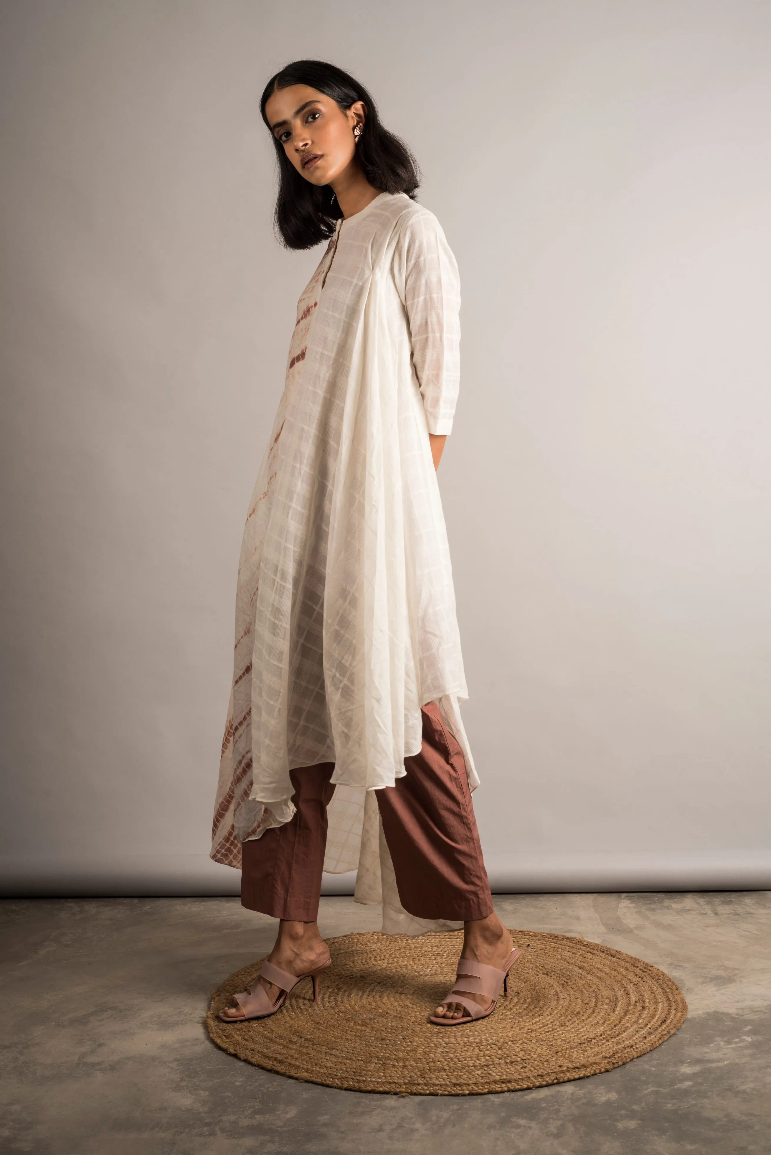 ASYMMETRIC HALF N HALF TUNIC WITH PANTS (SET OF 2)