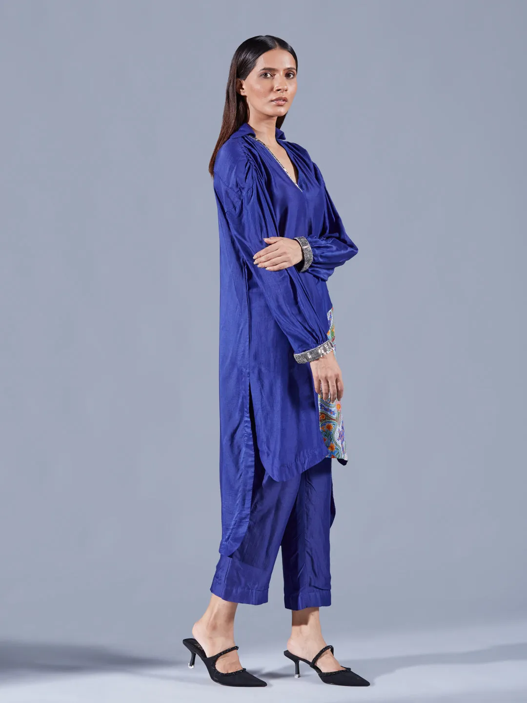 BERRY BLUE HI - LOW TUNIC SET