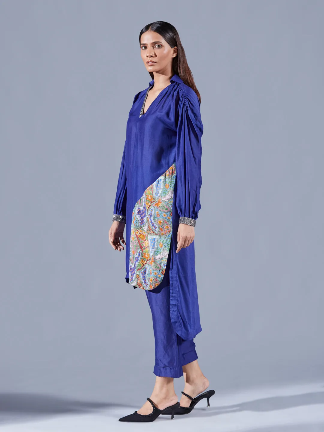 BERRY BLUE HI - LOW TUNIC SET