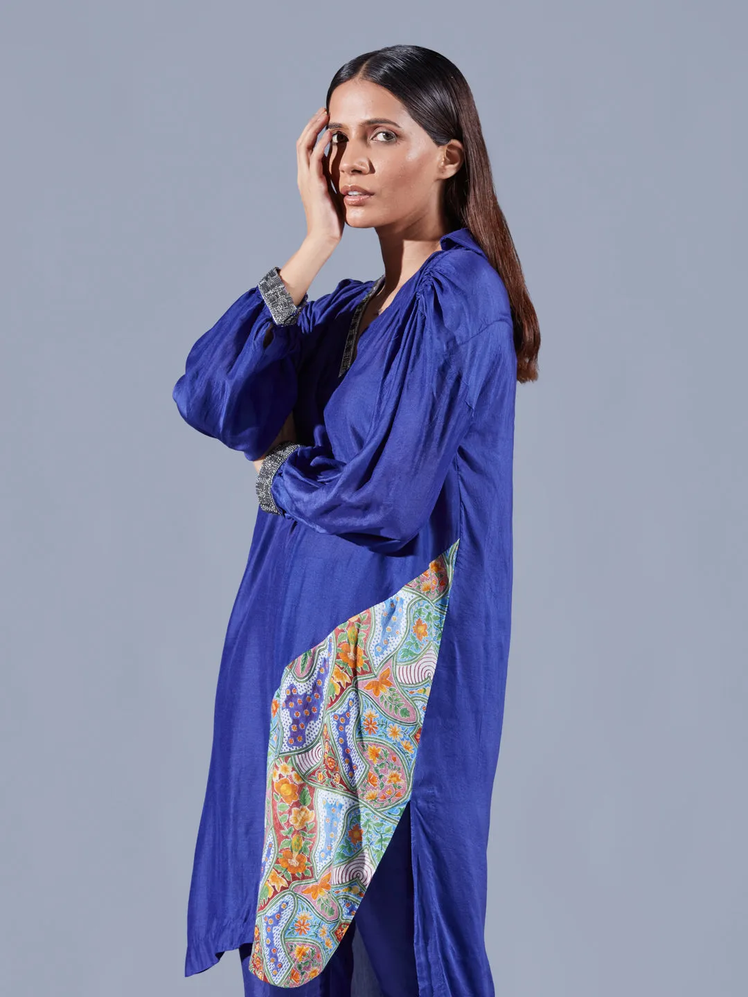 BERRY BLUE HI - LOW TUNIC SET