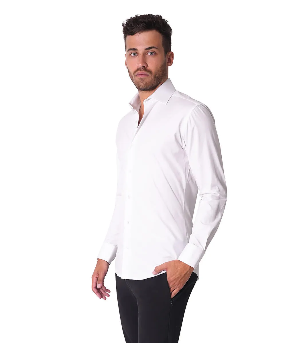 Bertigo Shirt | Cooper-05 White Solid