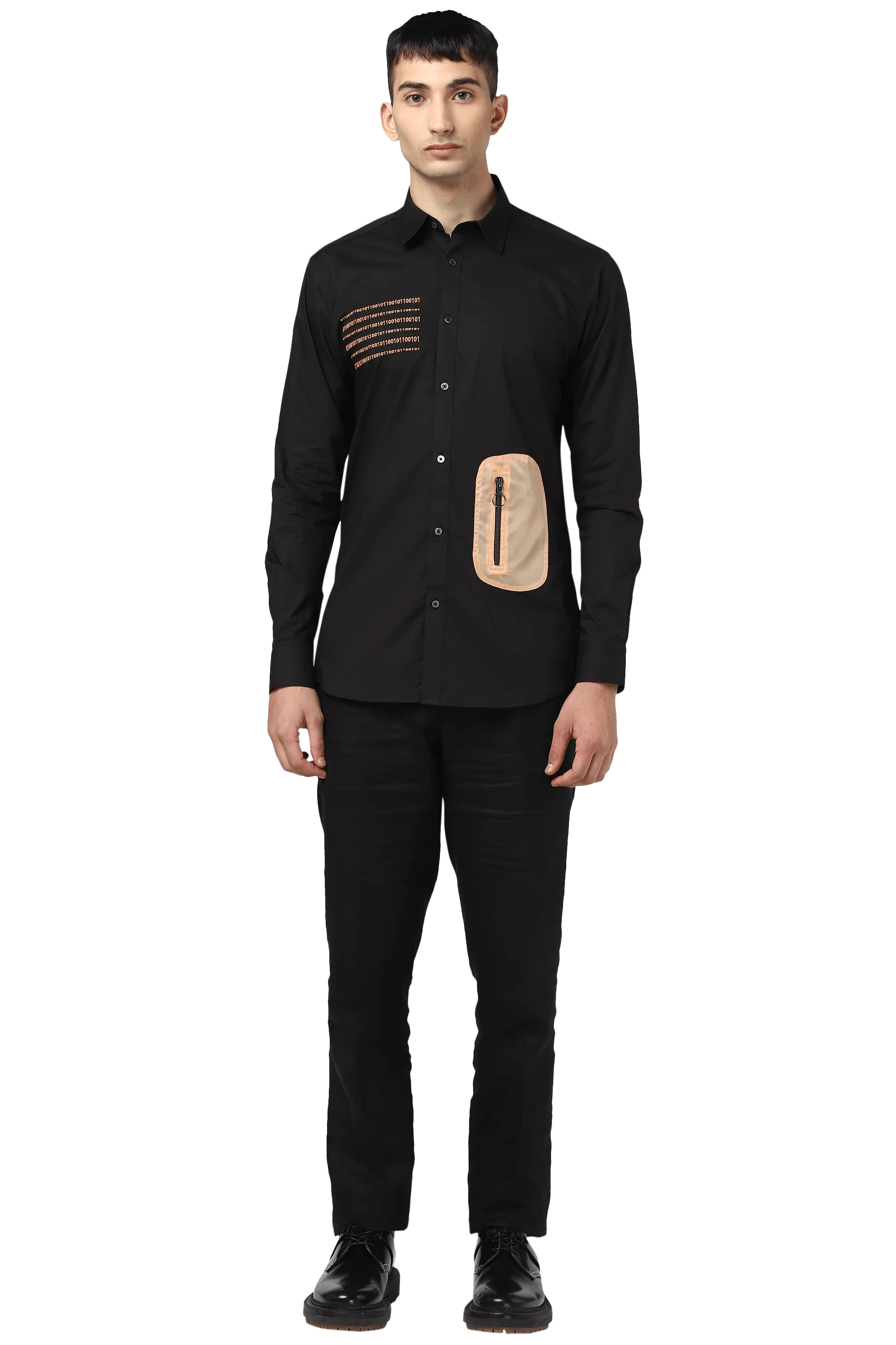 Binary Shirt With Utility Pocket & Elbow Patch