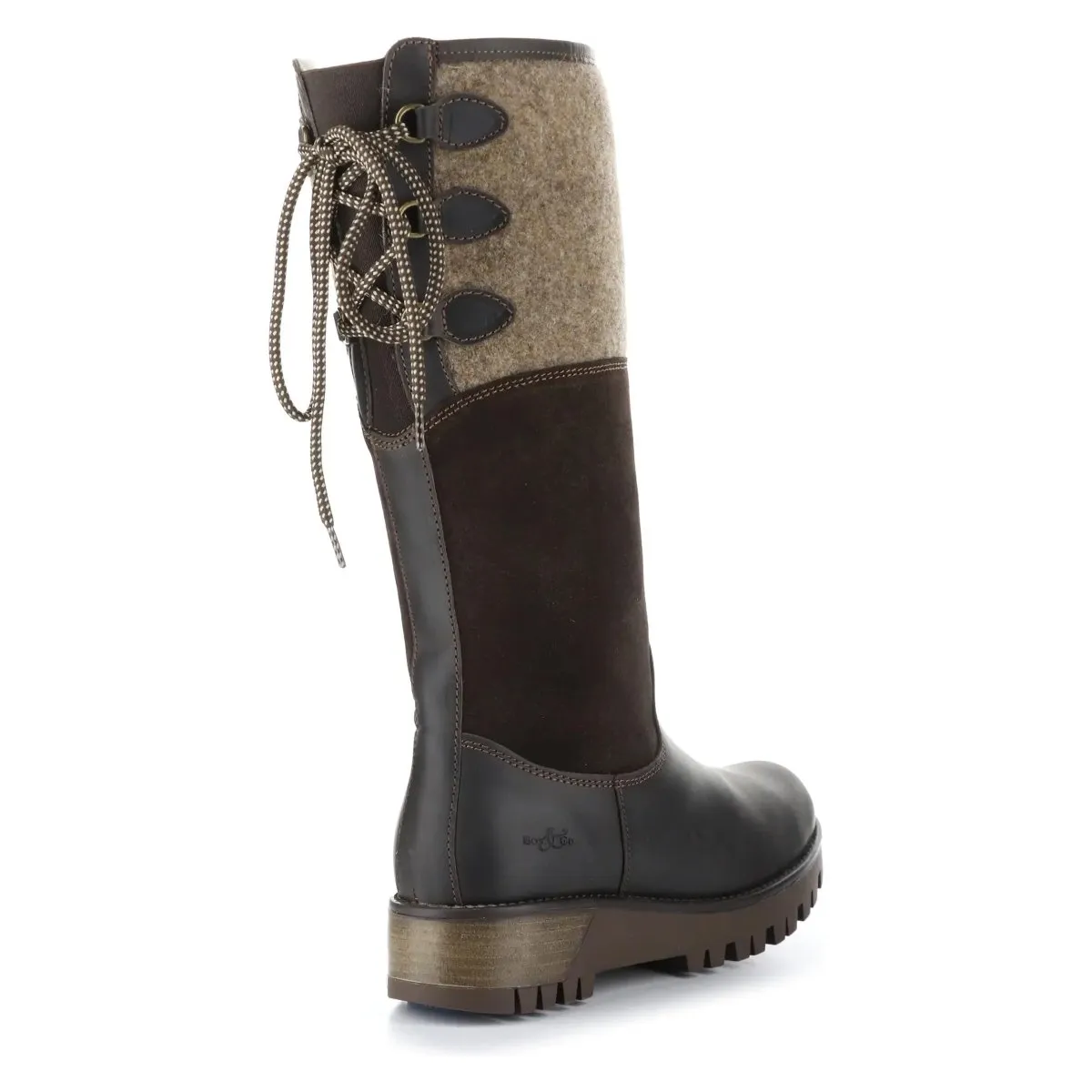 Bos and Company Women's Goose Prima Dark Brown/Felt Waterproof