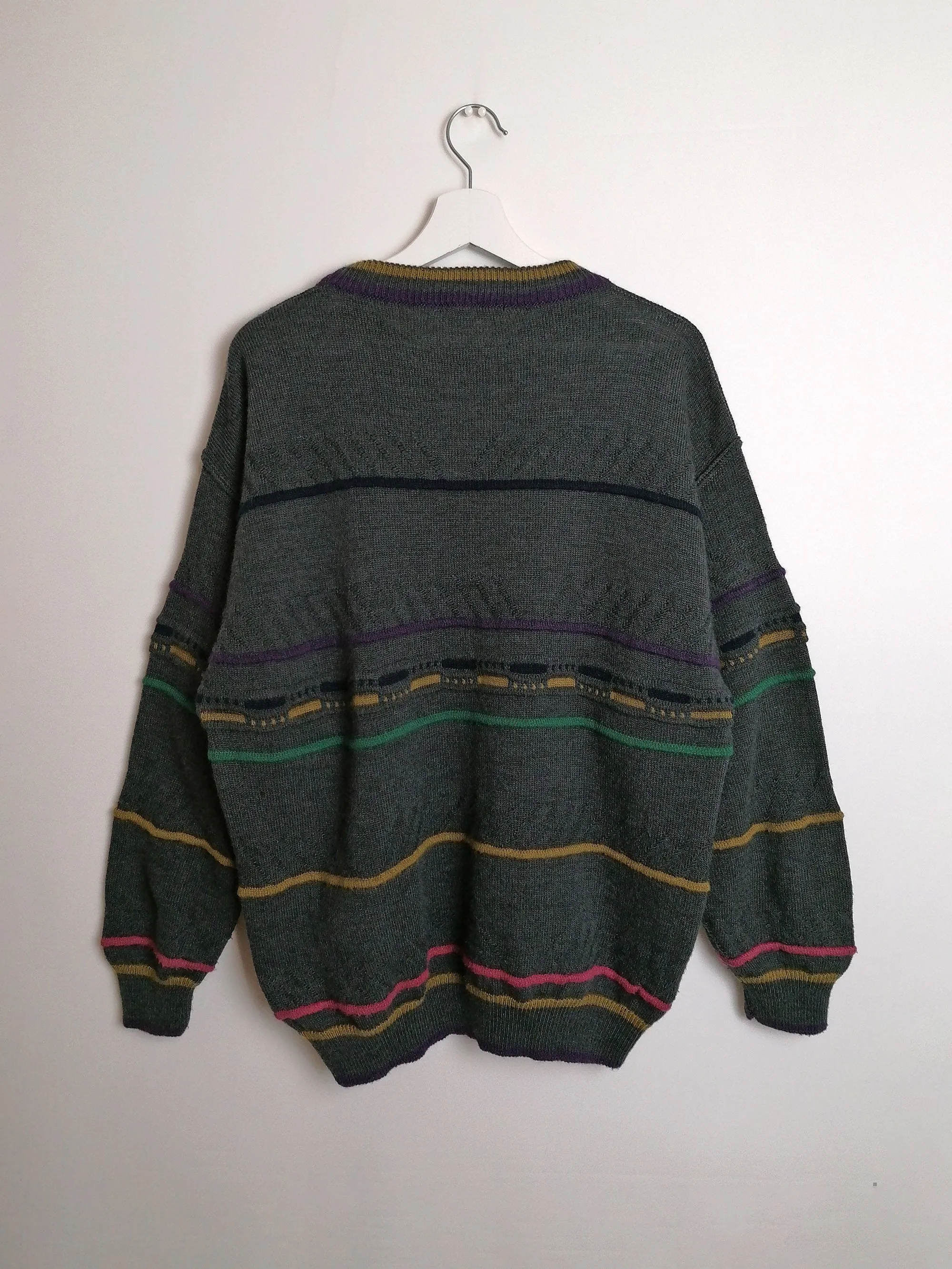 BOSCH Textil Retro Pattern Unisex Grandpa Sweater - size M-L / 52