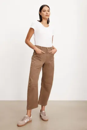 BRYLIE SANDED TWILL UTILITY PANT