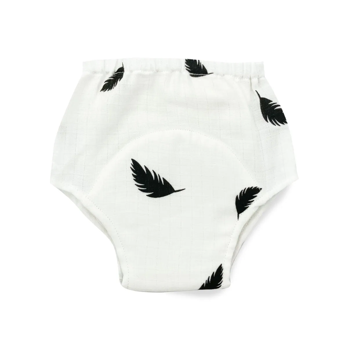 Buy 4 Get 2 Free -Organic Muslin Reusable Baby Diaper, Padded Underwear