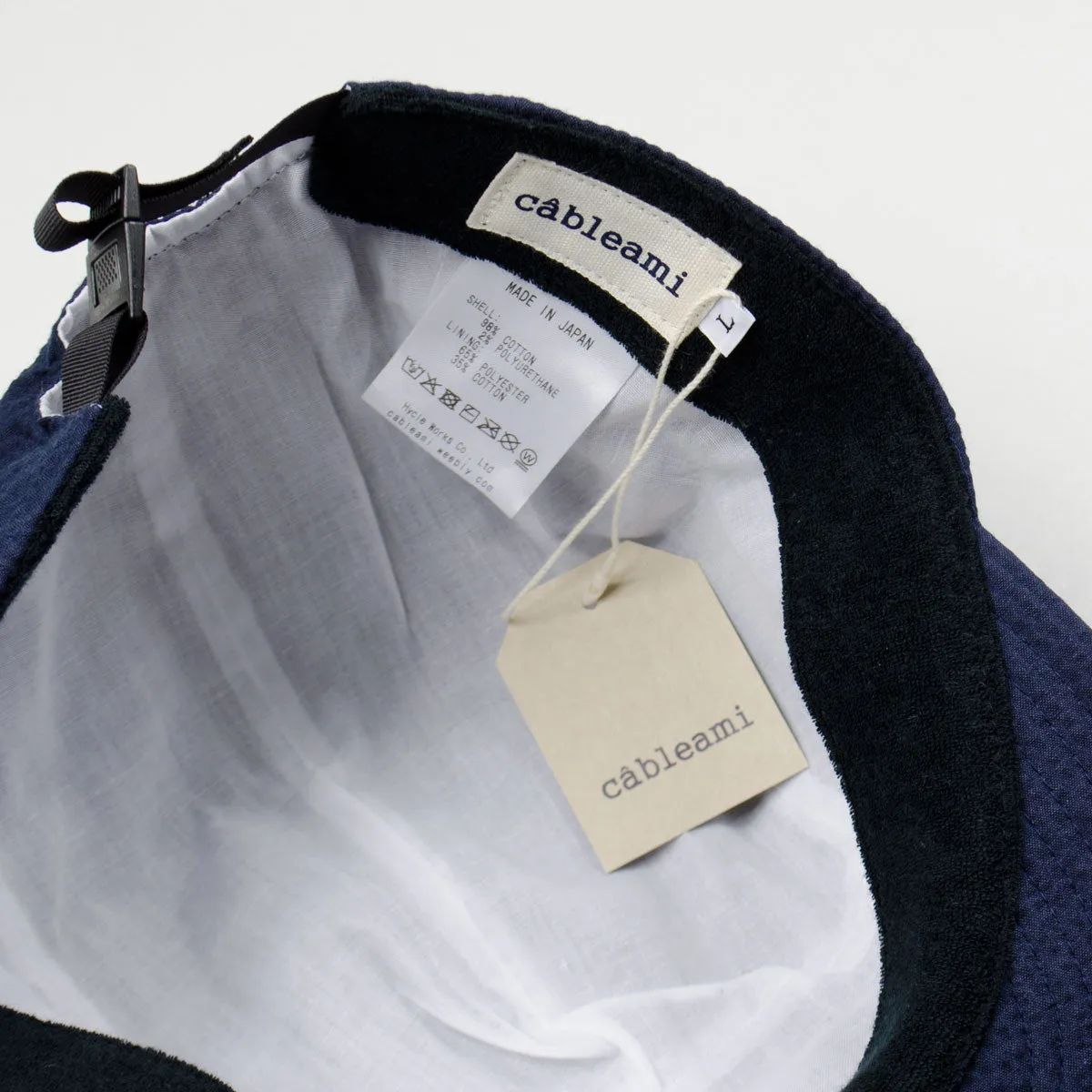 cableami - Seersucker Jet Cap - Navy Solid