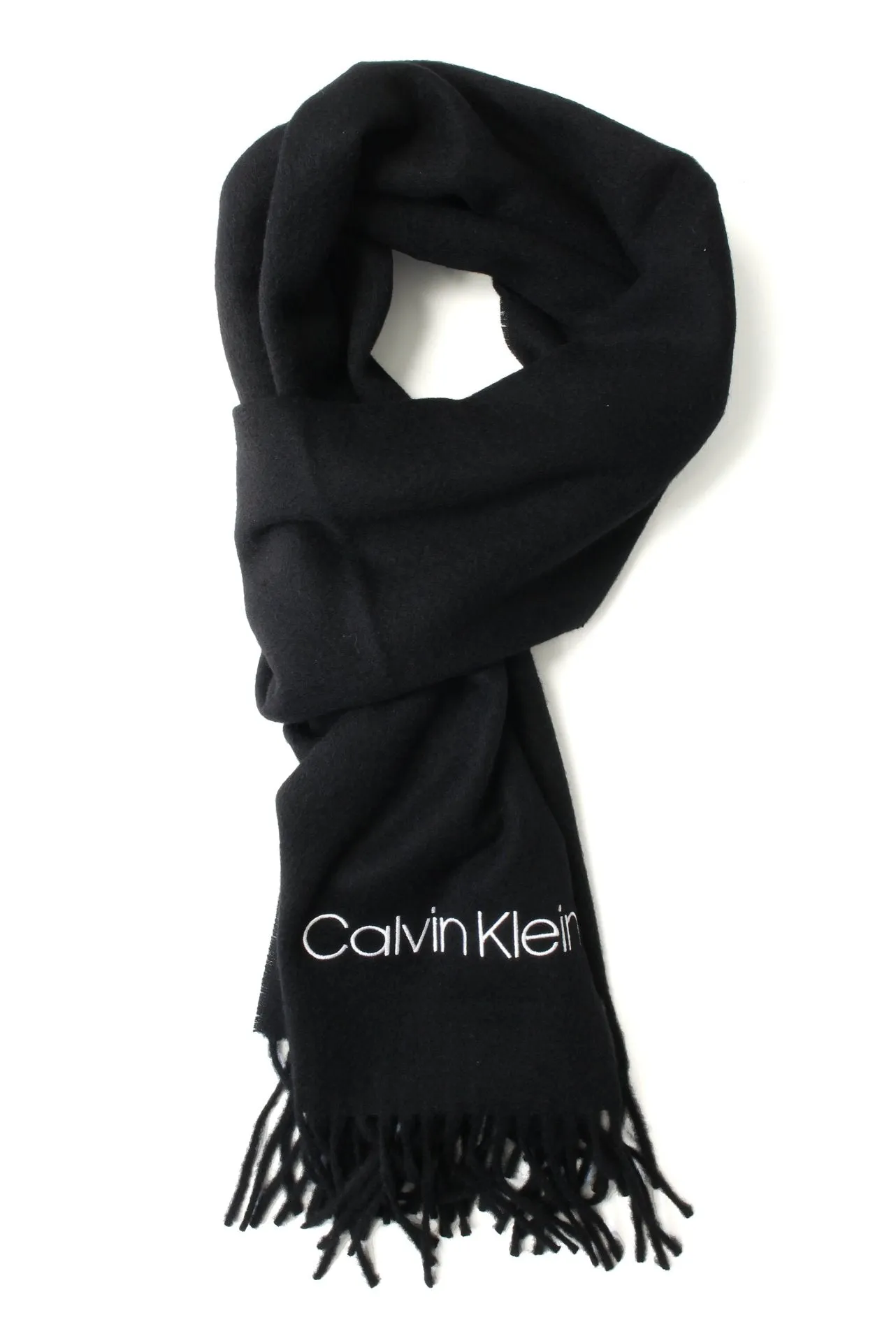 Calvin Klein Mens Basic Wool Beanie & Scarf Set