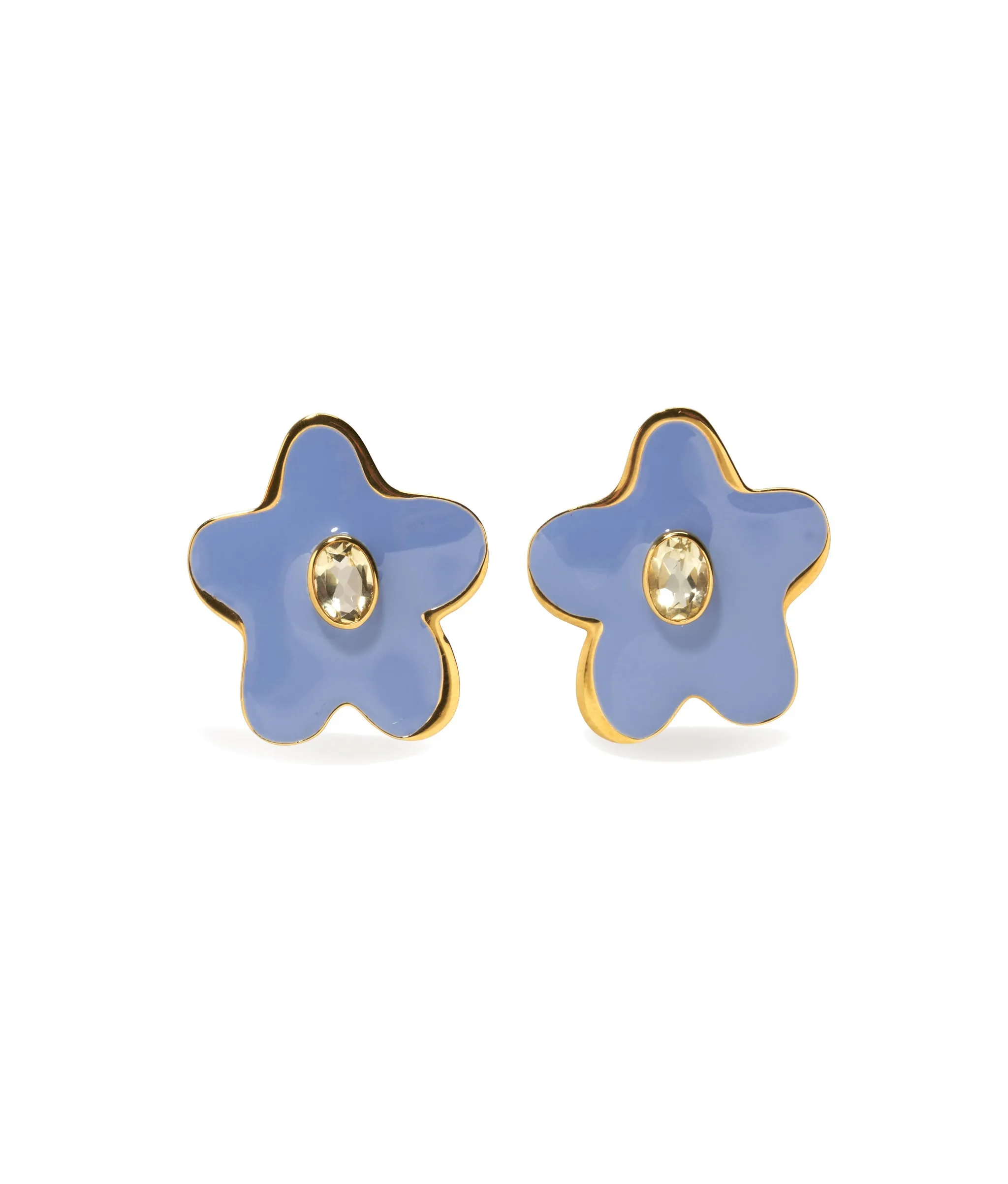 Camilo Stud Earrings in Periwinkle