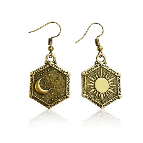 Celestial Balance Earrings - Gold