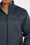 Cinch Men's Solid Navy Sweater Jacket