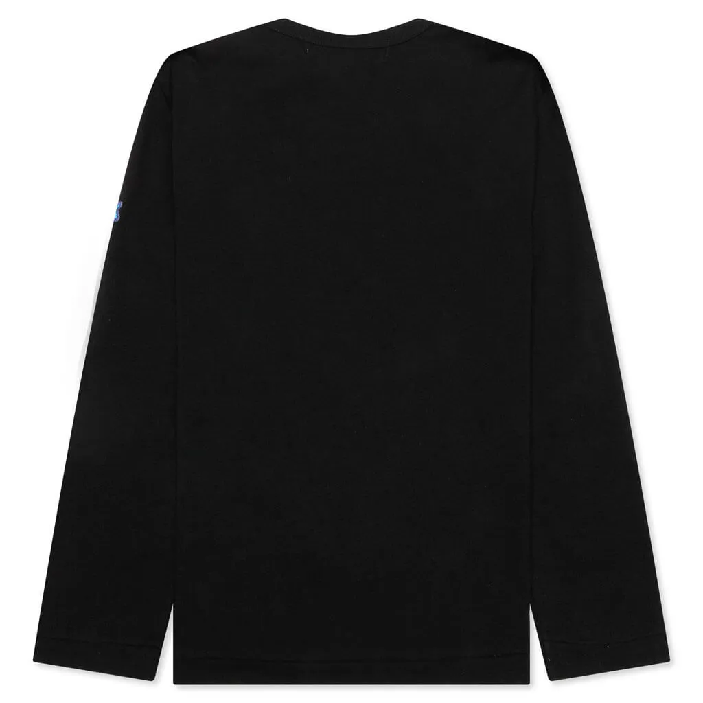 Comme des Garcons PLAY x the Artist Invader L/S Tee - Black