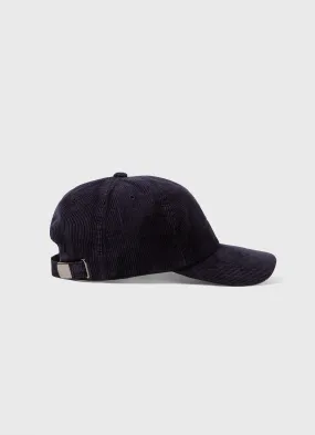 Corduroy Cap in Navy