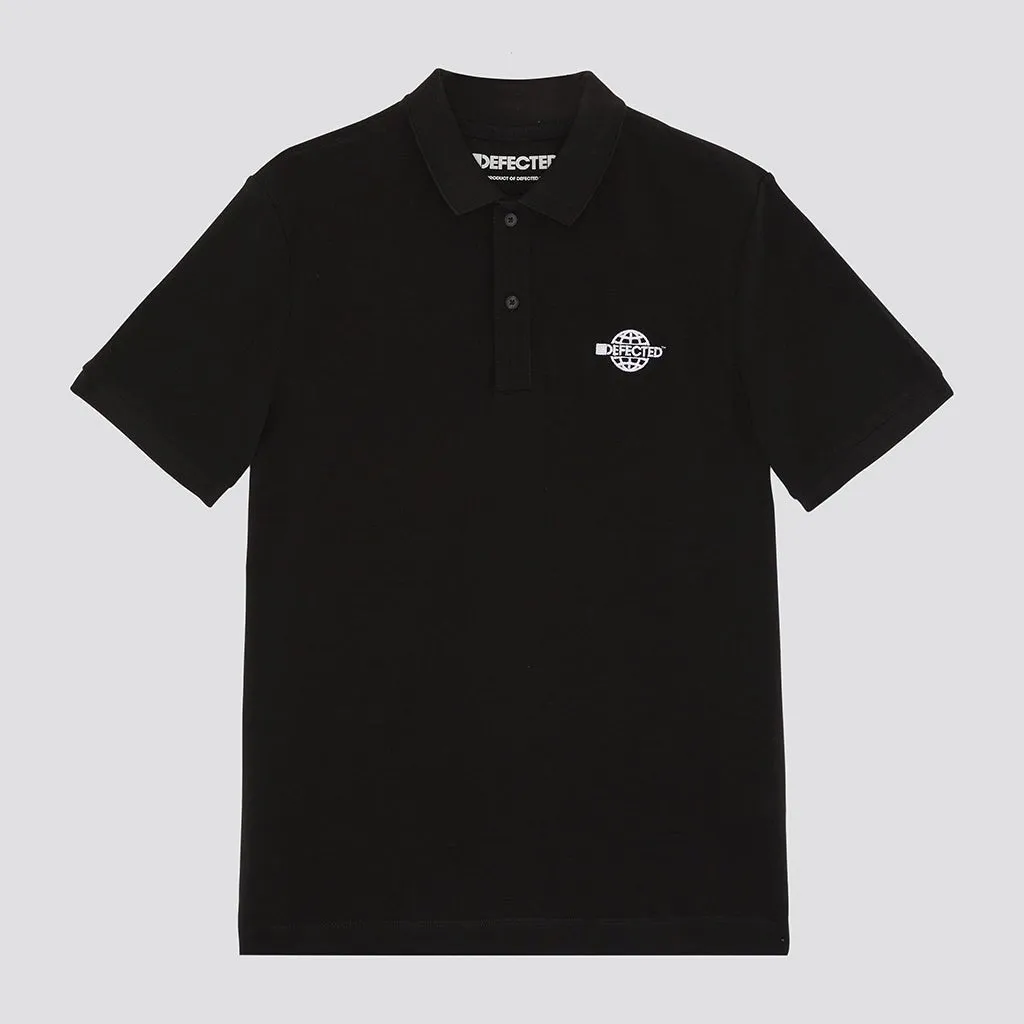 Defected Worldwide Embroidered Logo Polo Shirt