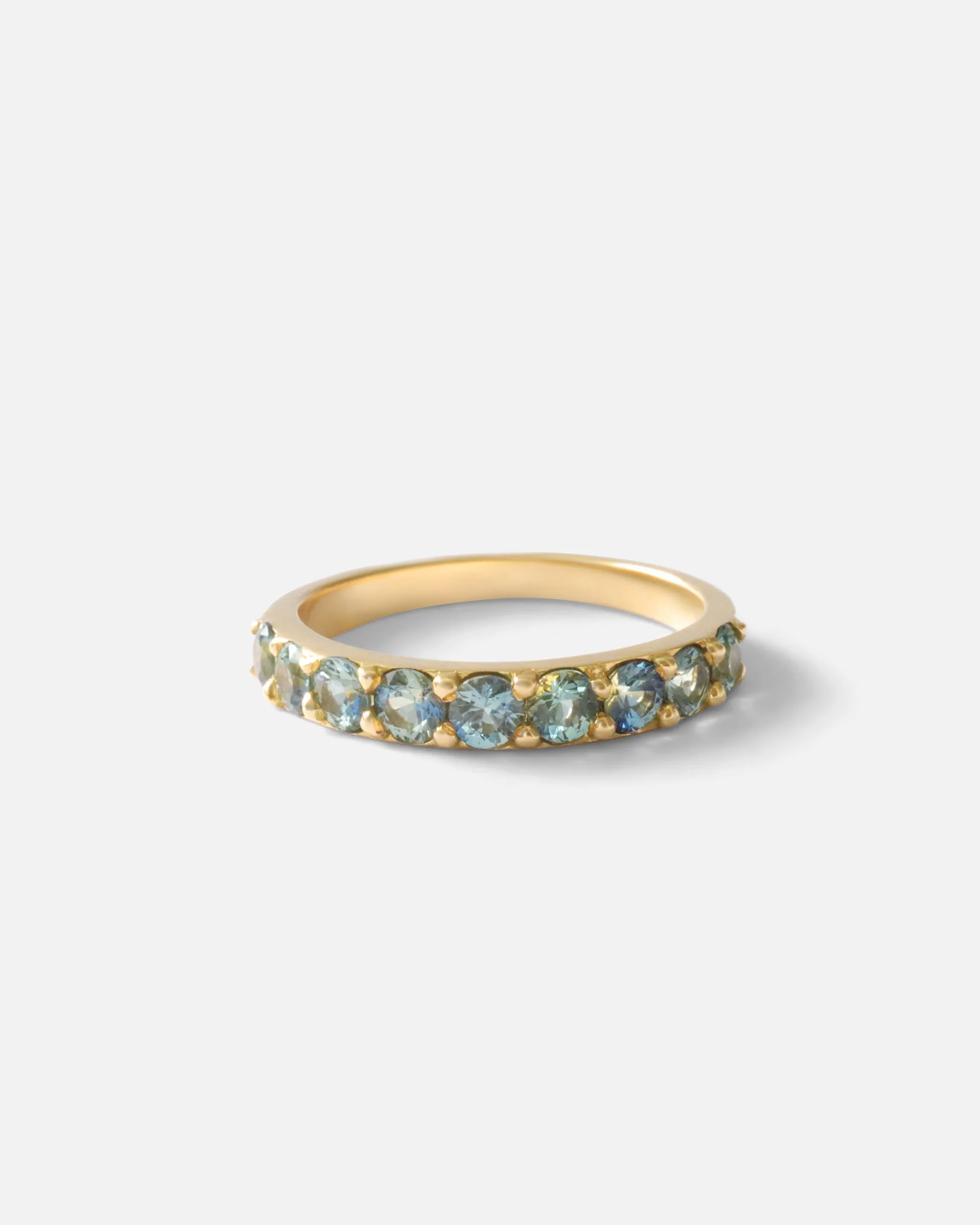 Dew 3mm / Teal Sapphire Ring