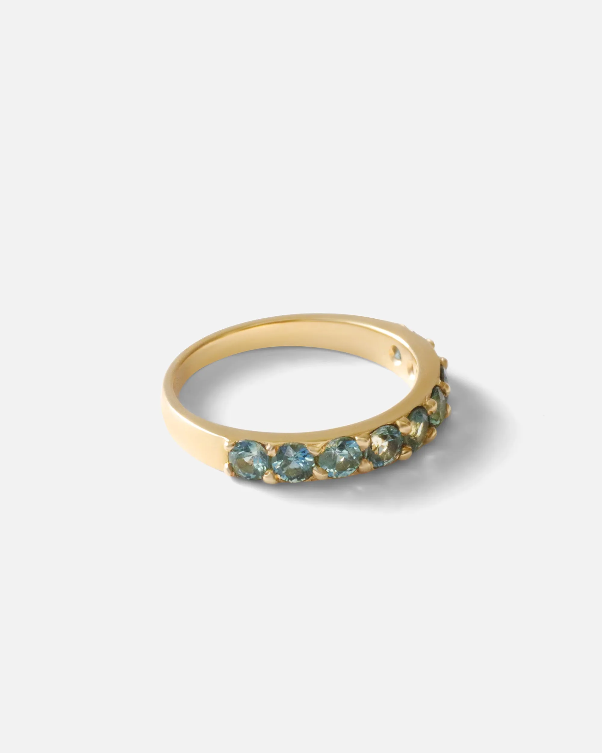 Dew 3mm / Teal Sapphire Ring