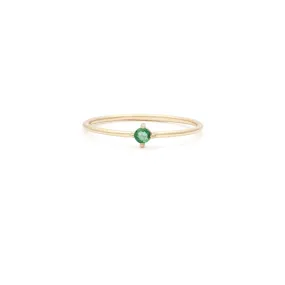 Element Ring | 14k Gold & Emerald