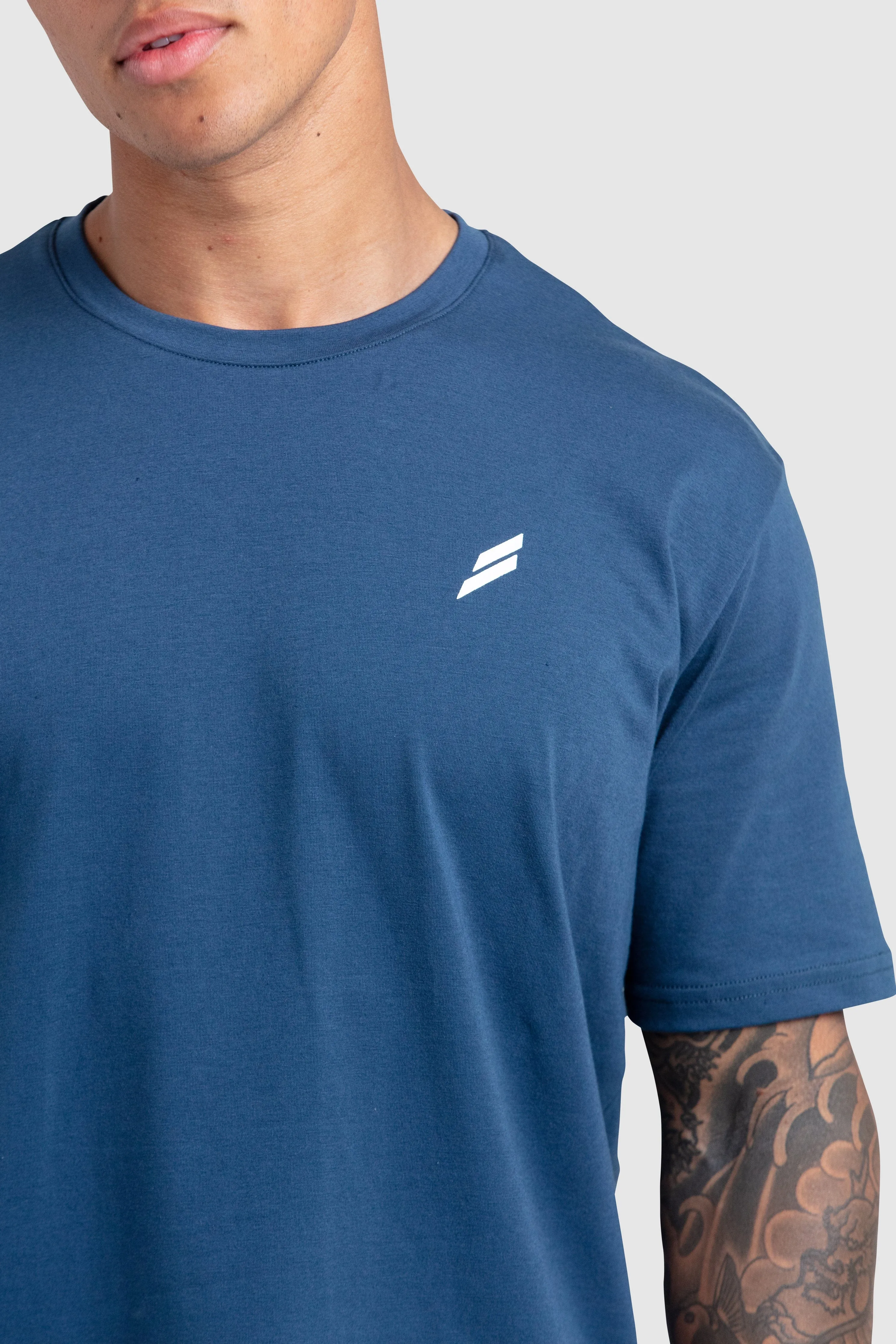 Essential Regular Fit Tee - Space Blue