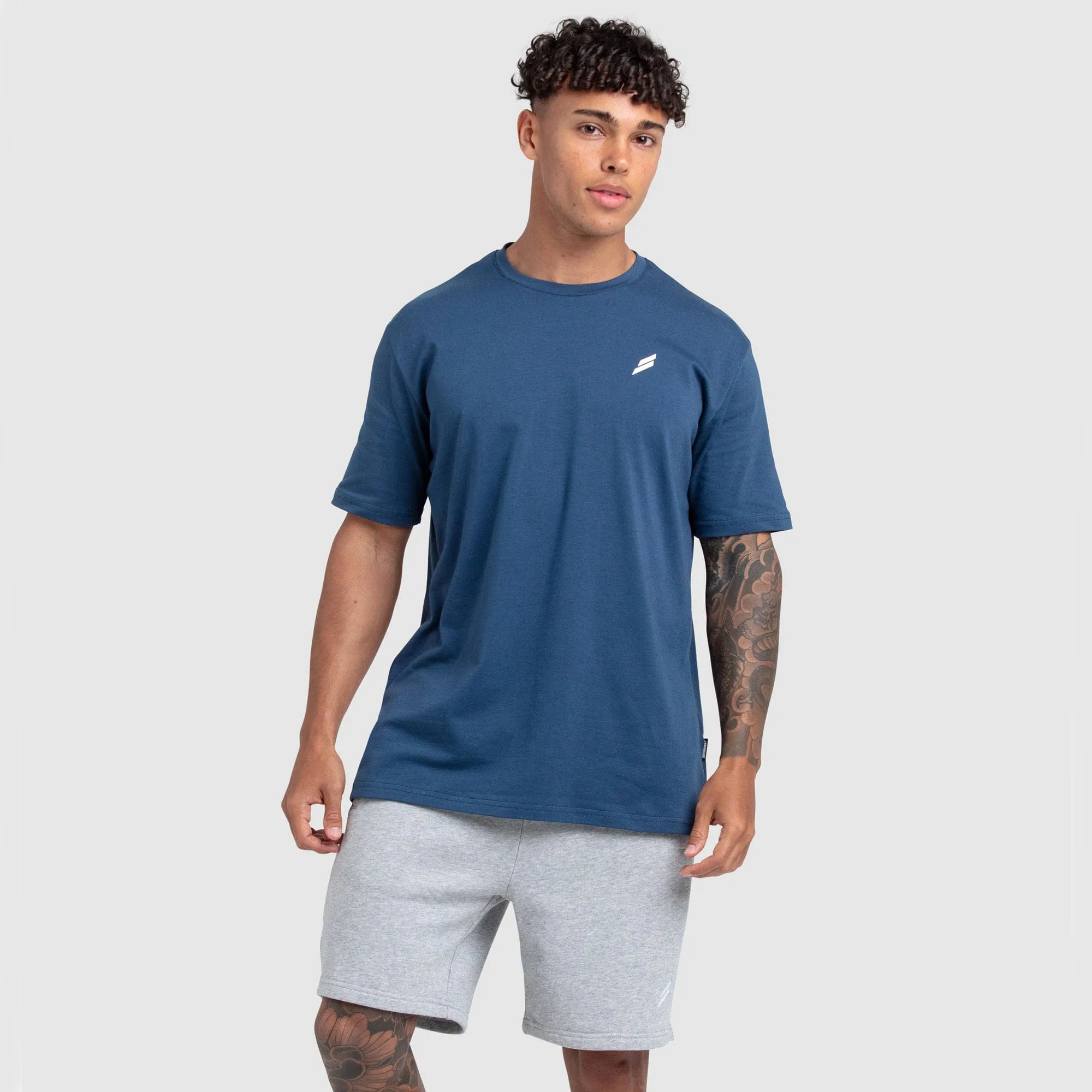 Essential Regular Fit Tee - Space Blue