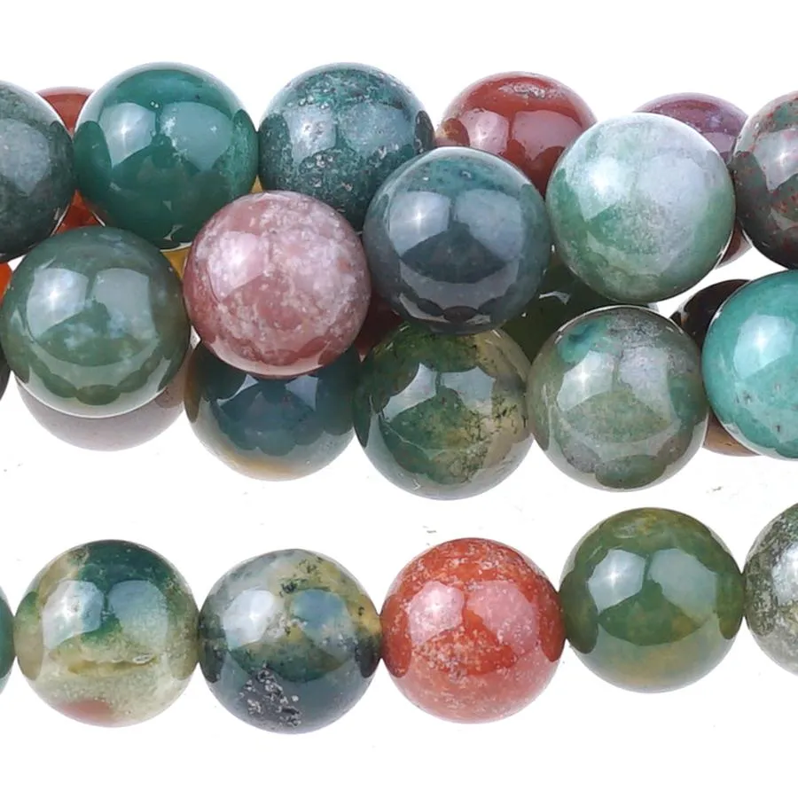 Fancy Jasper 6mm Round - 8-Inch