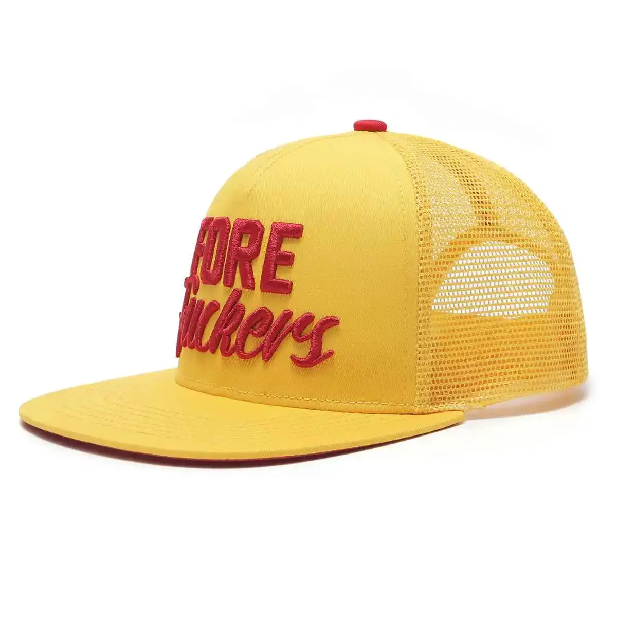 Fore Fuckers Yellow Trucker SnapBack Golf Hat