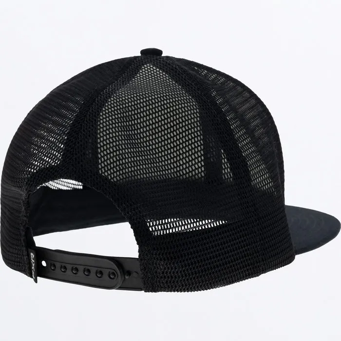 FXR Youth Race Division Hat Black/Hi-Vis