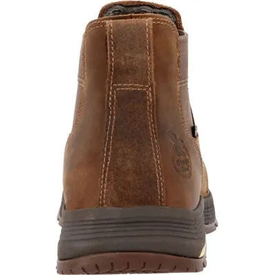 Georgia Men's Athens Superlyte WP Chelsea Work Boot -Brown- GB00548