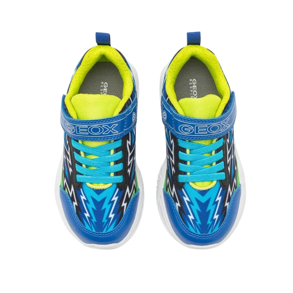 Geox Boy's Assister Royal/Lime (Sizes 28-34)