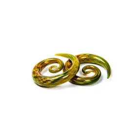 Glass Super Spiral - Exotic Green