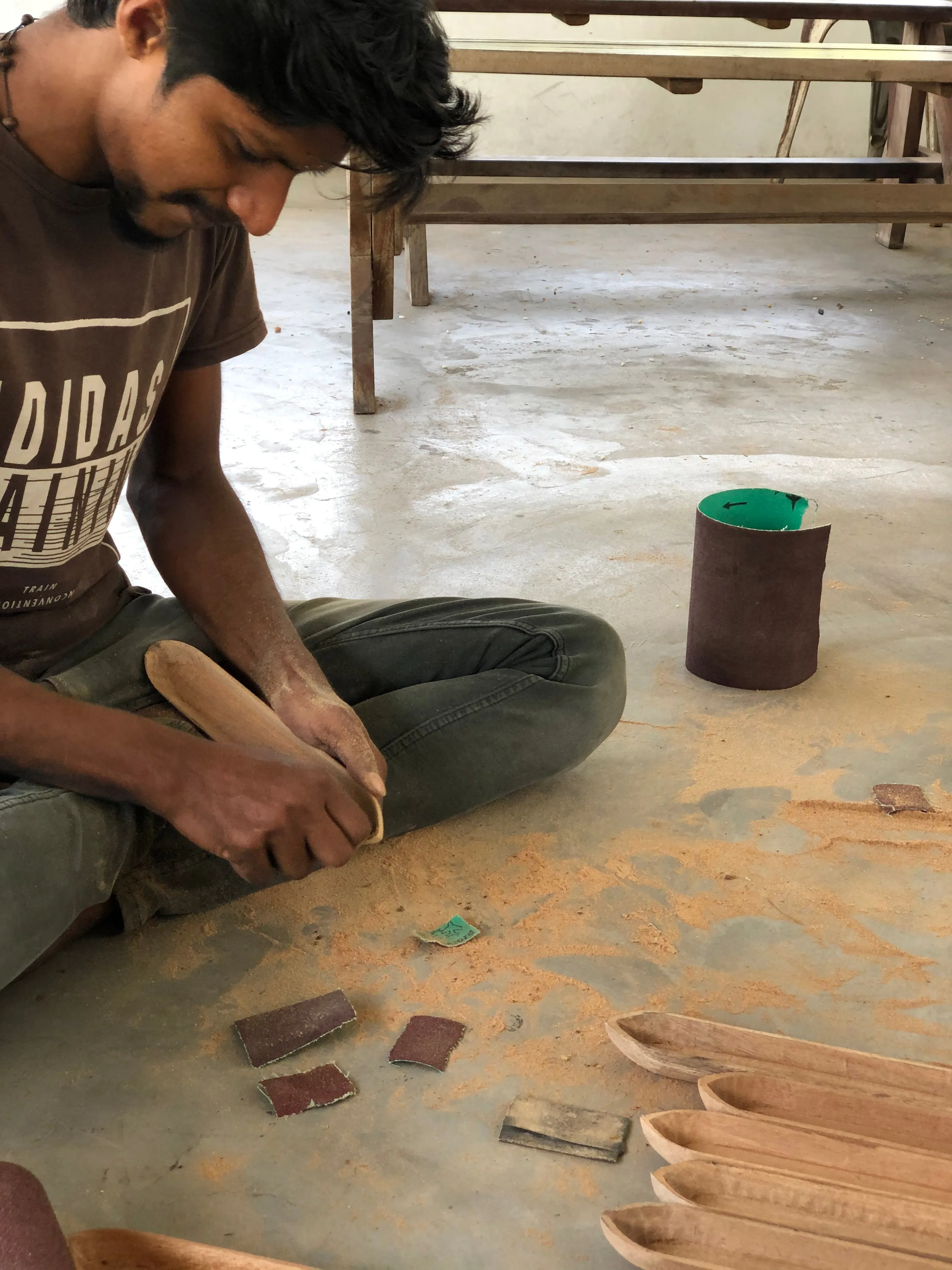 Handmade Wood Incense Stick  Holder