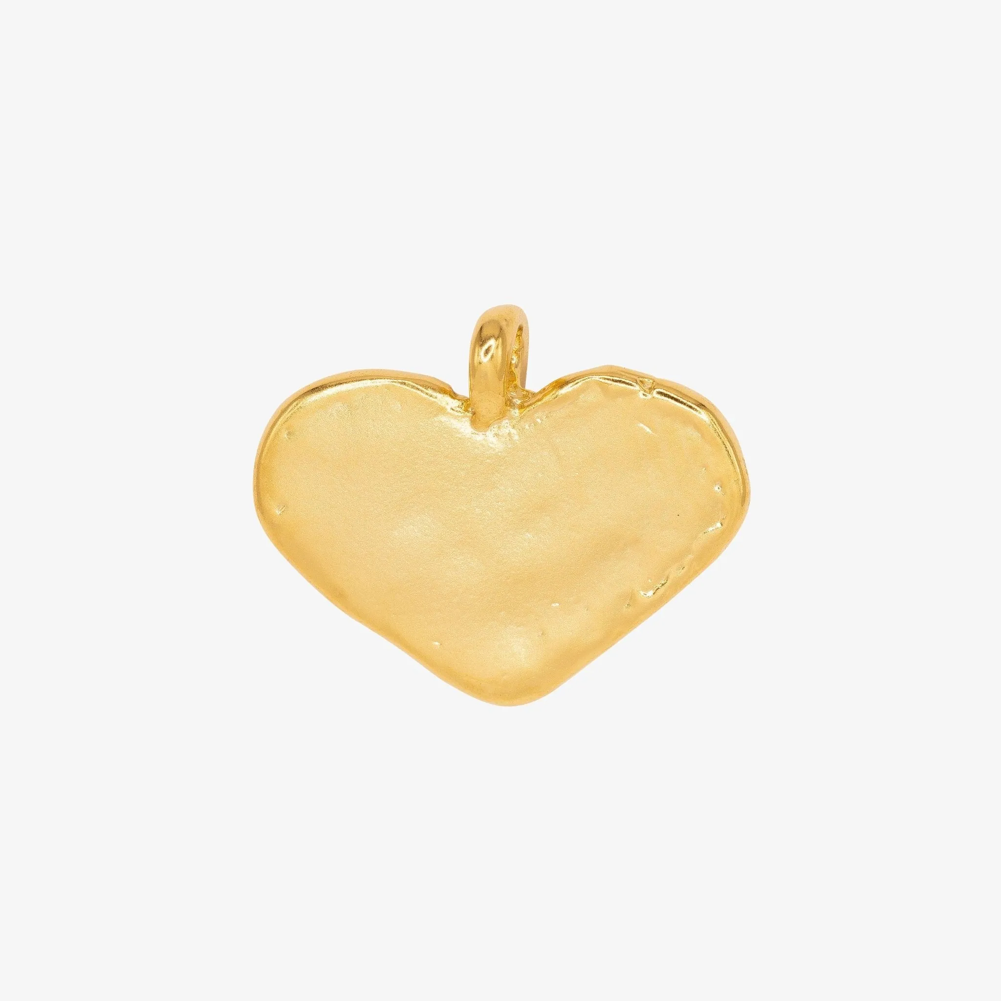 Heart Charm Wholesale 14K Gold, Solid 14K Gold, G87