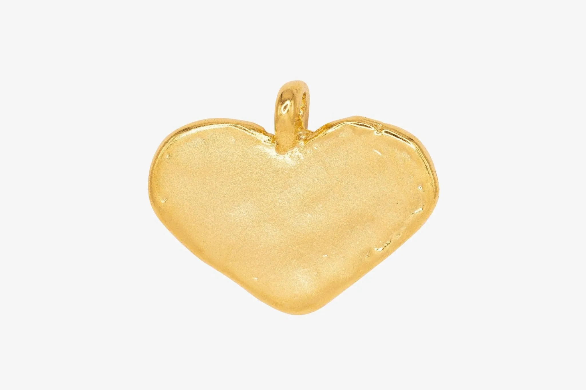 Heart Charm Wholesale 14K Gold, Solid 14K Gold, G87