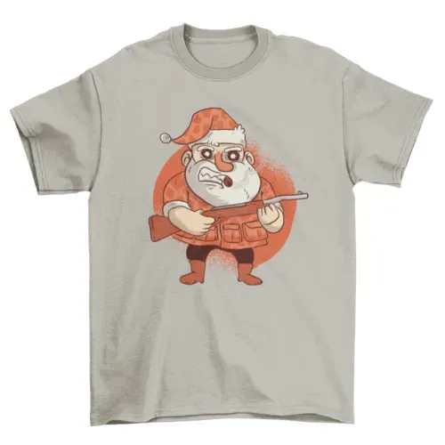 Hunting Santa T-shirt