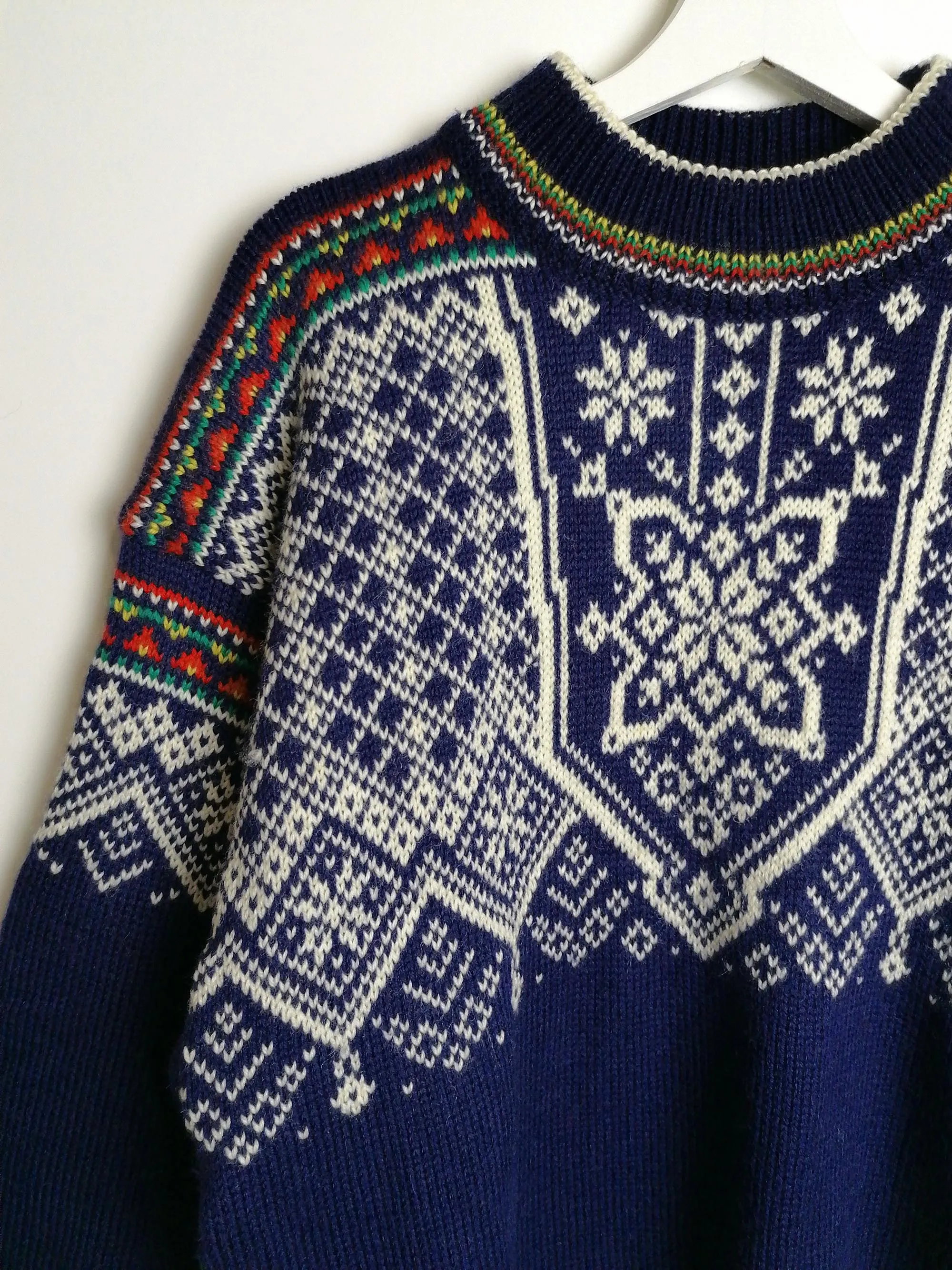 IDENA 80's Nordic Ski Sweater - size M-L