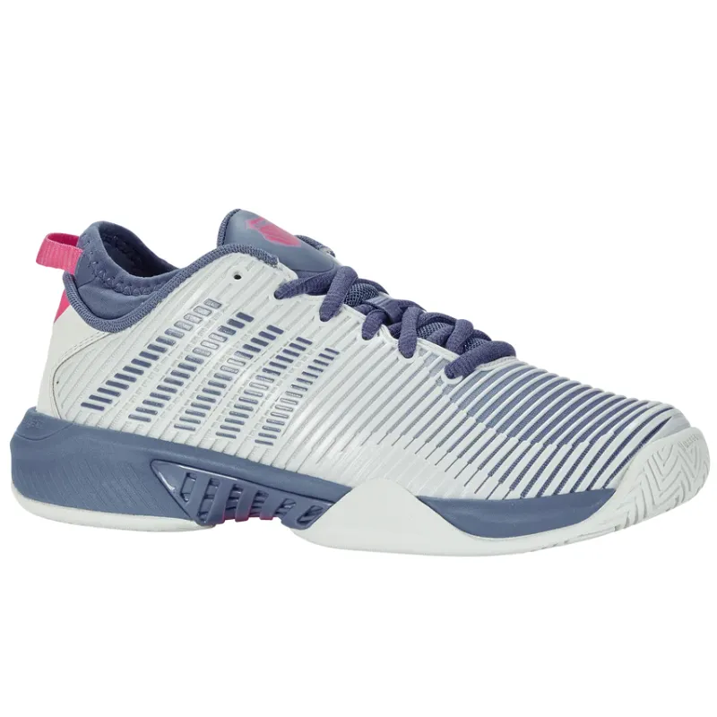 K Swiss Hypercourt Supreme AC Womens Tennis Shoes - Blue Blush/Infinity/Carmine Rose