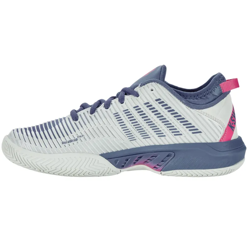 K Swiss Hypercourt Supreme AC Womens Tennis Shoes - Blue Blush/Infinity/Carmine Rose