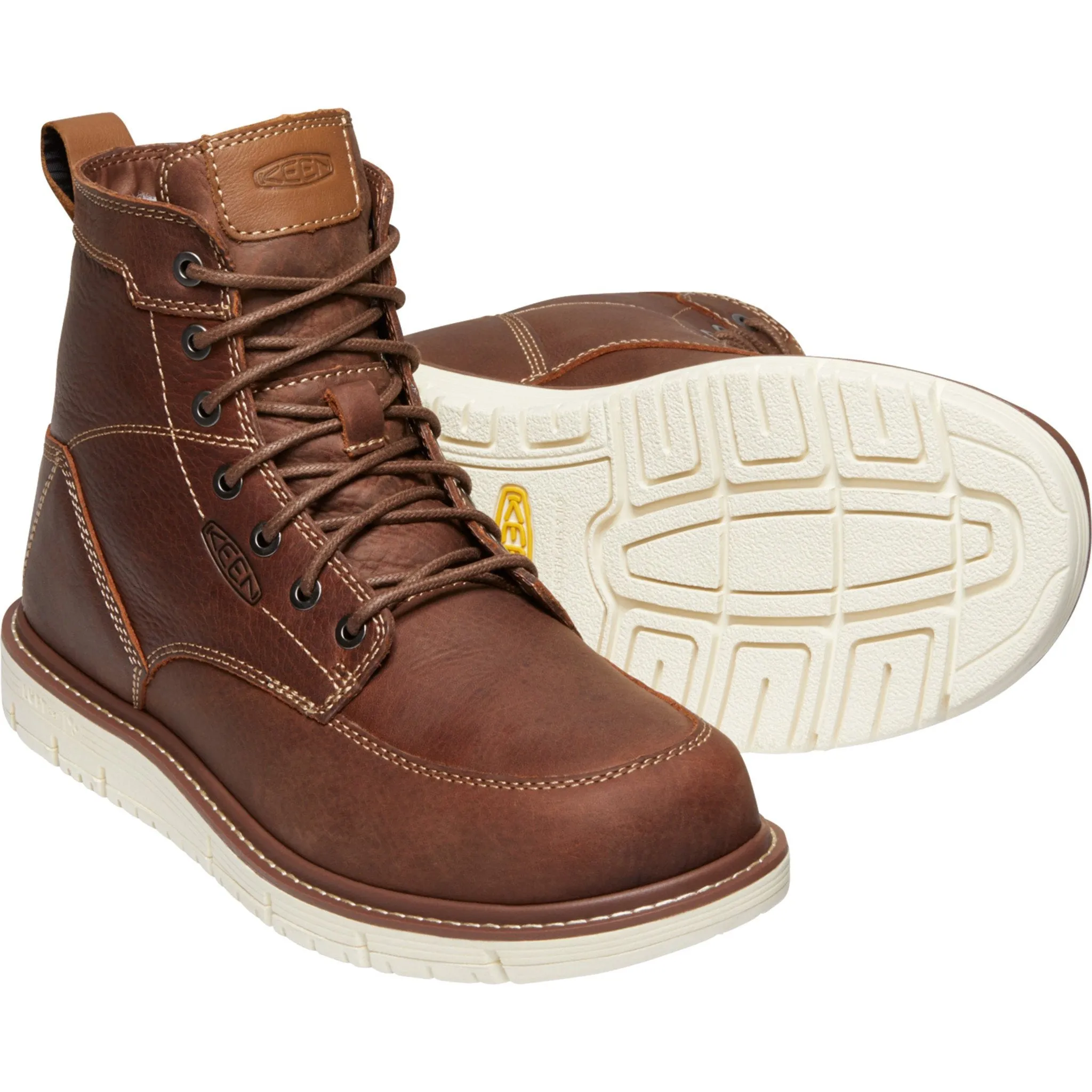 Keen Utility Men's San Jose 6" Soft Toe Work Boot Gingerbread- 1020146