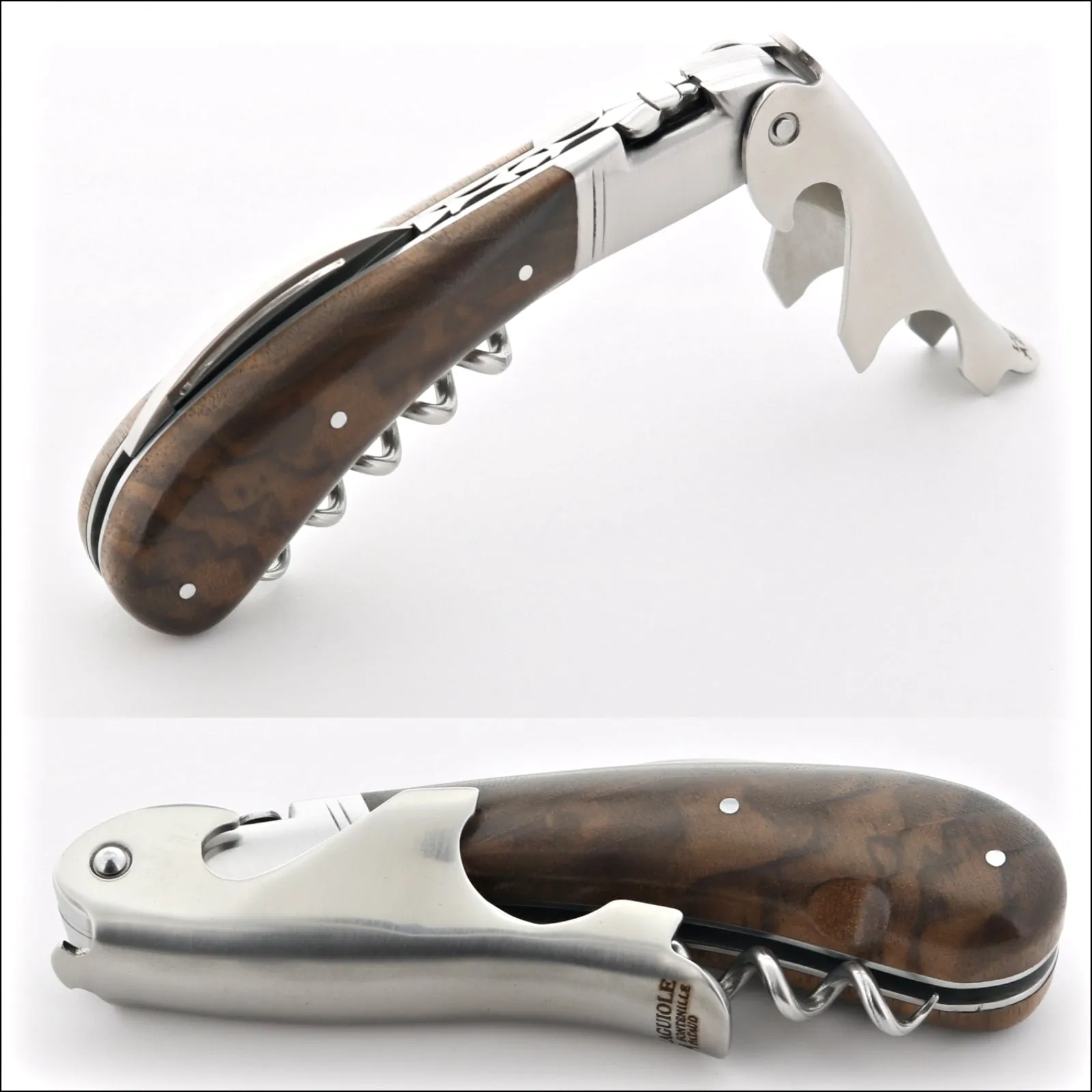 Laguiole Magnum Walnut Corkscrew - F