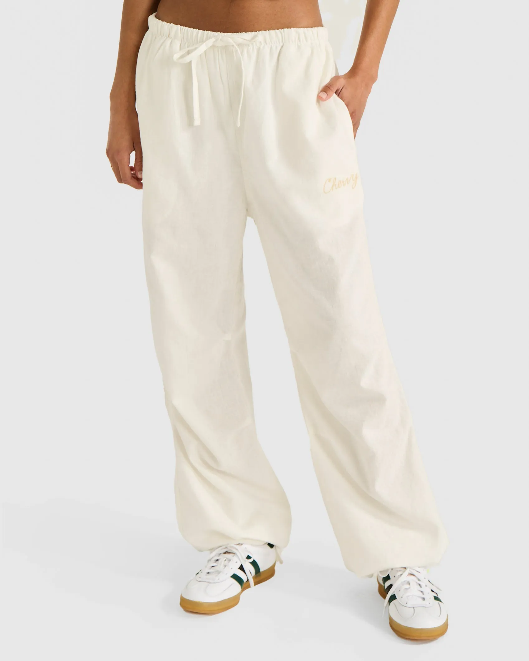 Linen Beach Pant (Vintage White)