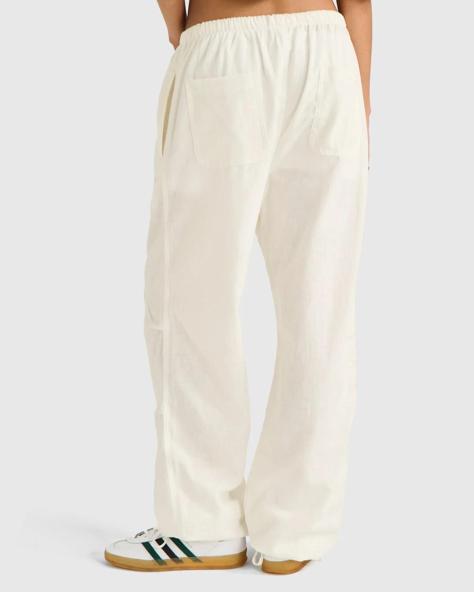 Linen Beach Pant (Vintage White)