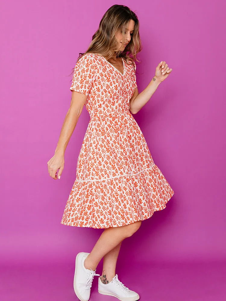 Lydia Dress - Mod Reef Poppy