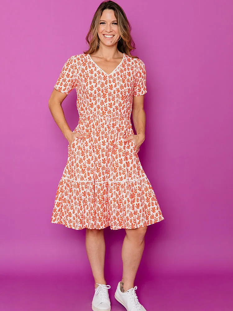 Lydia Dress - Mod Reef Poppy